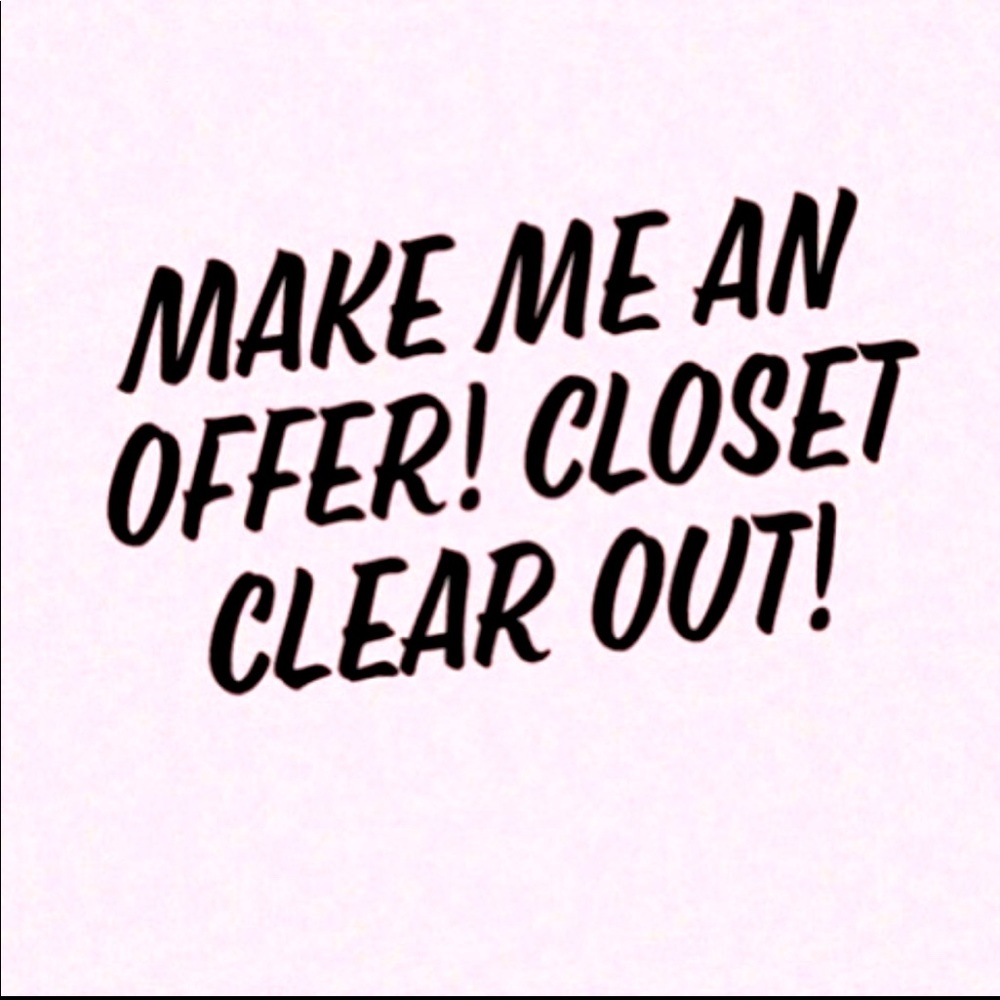 CLOSET CLEAN OUT!!